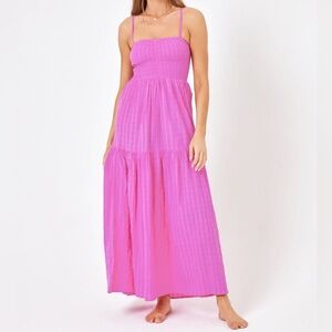 L*Space Vibrant Pink Maxi Dress